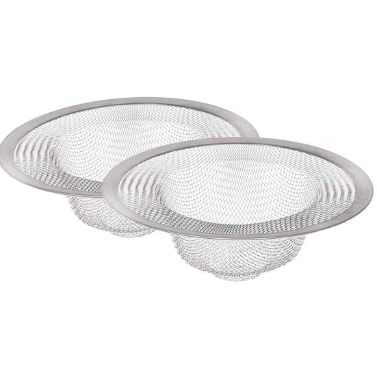 Sink Strainer Stainless Anti-rust Cleaning Steel Mesh Sewer Filter for Kitchen