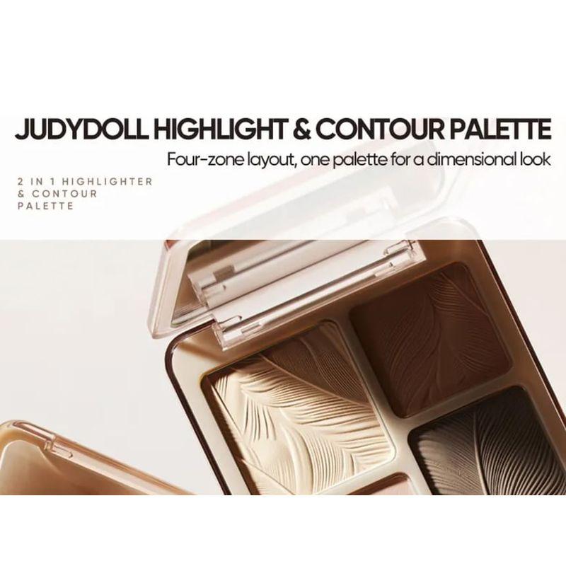 Judydoll - 2-in-1 Highlighter & Kontur Palette - 05