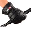 Men's winter leather gloves fleece thickened warm outdoor cycling cold driving motorcycle gloves