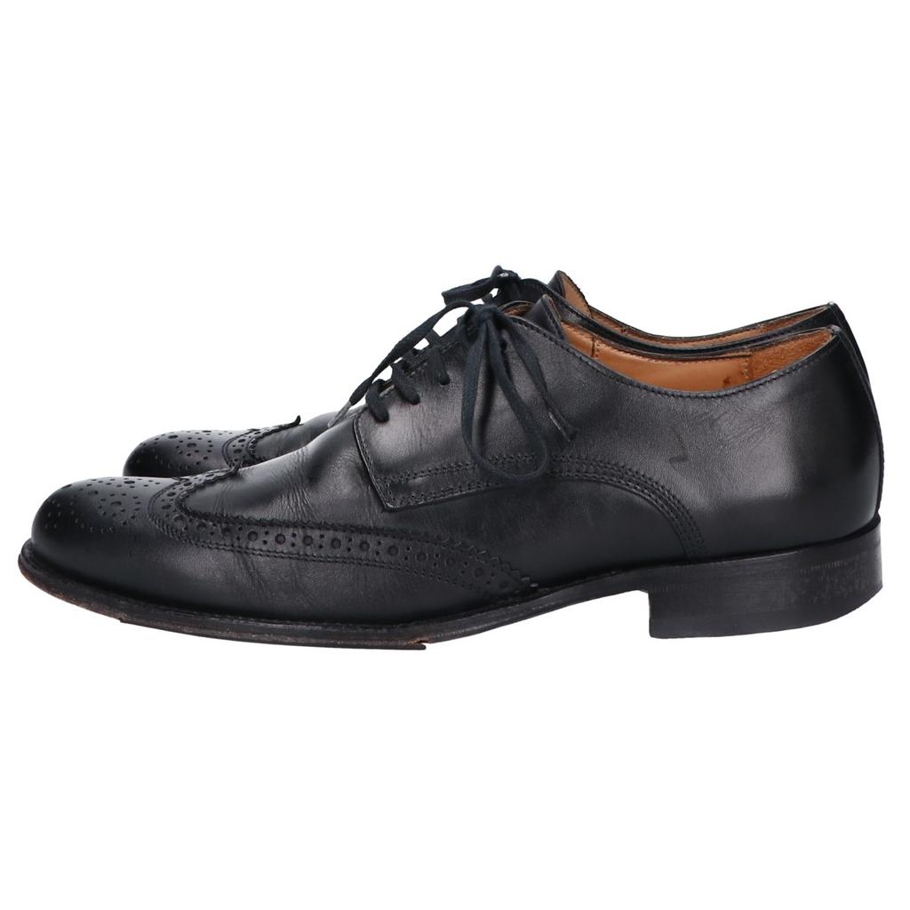 JOHNSTON&MURPHY  Wing tip shoes shoes 8 blackUsed