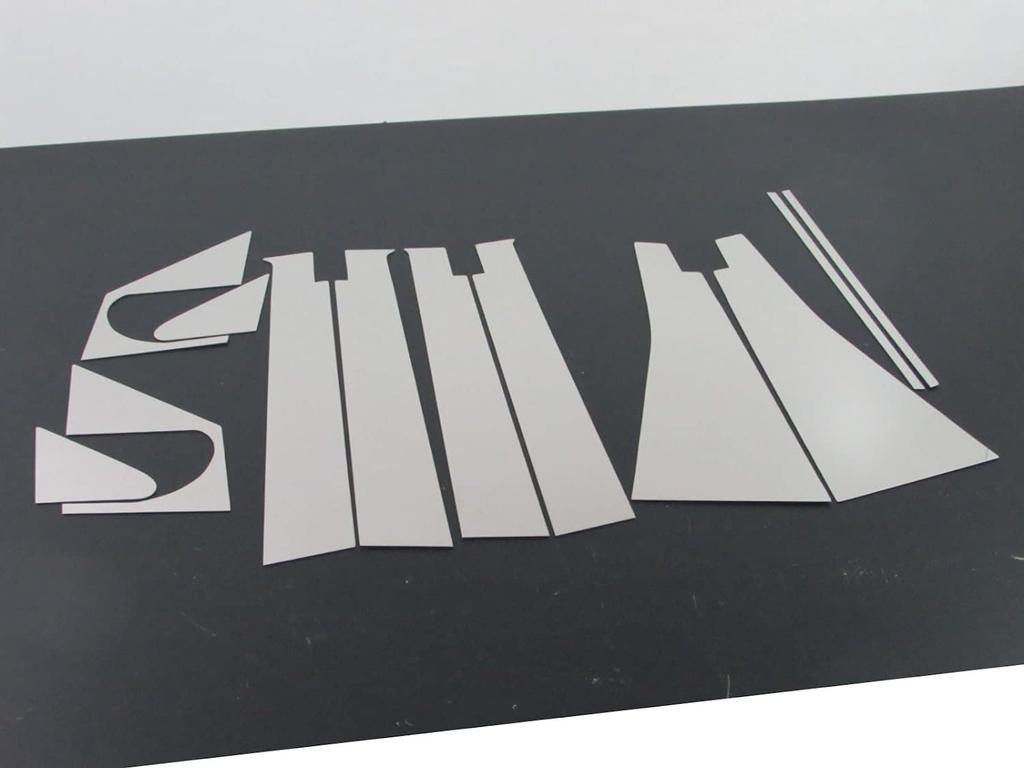 BRIGHTZ Finish Stainless Steel Pillar Panels with Visor for Ist and 65 and NCP and P65 Ultra-Mirror 60, 61, (12-Piece Set) [PIL-SIL-100] NCP60, NCP61,