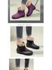 Dámské protiskluzové vodotěsné krátké holínky v korejském stylu, módní gumová obuv pro dospělé se silnou podrážkou