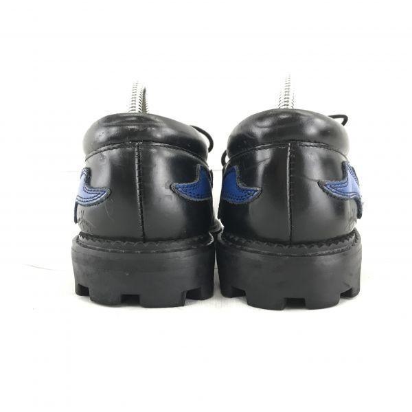 Made in Poland John Flubog Casual Shoes 24.5 Black Blue Sewn Sole Dress Shoes Business(USED)