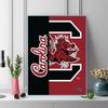 South Carolina Gamecocks 100% Round Full Drill 5D DIY Diamond Painting Embroidery Cross Stitch Rhinestone Décor
