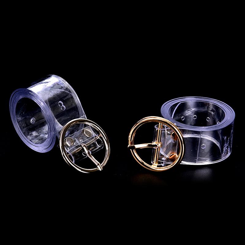 New Fashion Style Women Waist Belt Resin Transparent Long Belt Dress Band Belt Heart Pin Buckle Strap For Young Ladies Gril