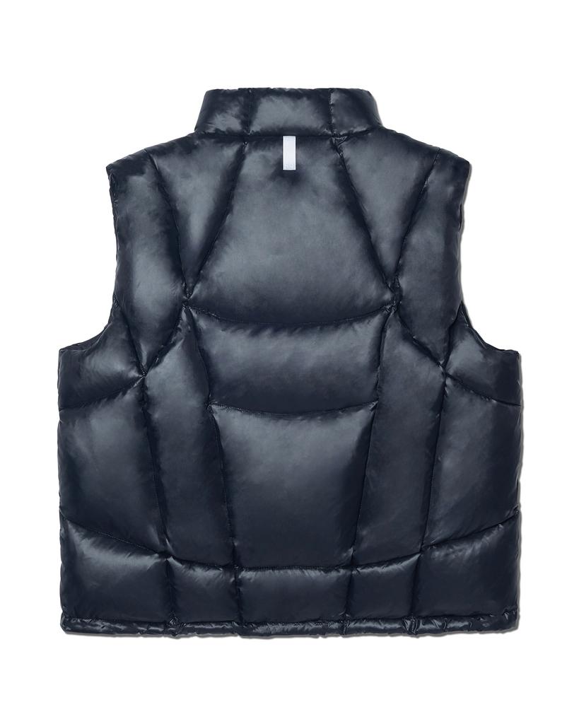 Nomanual Parabola Duck Down Vest - Glossy Black