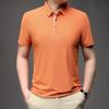 Cool Breathable Short-Sleeved Polo Shirt Business Casual Summer Fashion Half Sleeve Lapel T-shirt High Quality