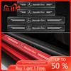 Car Threshold Protector Transparent Decorative Badge 3D Sticker For Mercedes Benz W177 W212 W213 W205 V177 W247 W176 GLA GLC X25 PB8