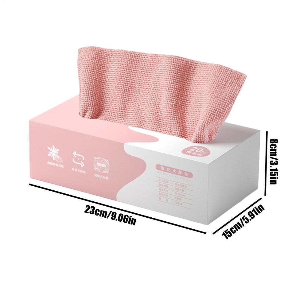 Professional Glass Cleaning Cloth Microfiber Cleaning Rags 20pcs Streak-Free Super Absorbent Clean Towels Reusable Washing Cloth