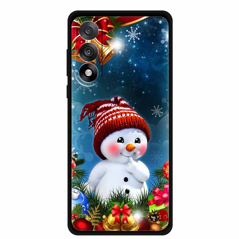 Christmas Phone Cases For OnePlus Nord 5 5G Case Shockproof Silicone Soft Black Cover Christmas Tree for 1+ Nord 5 5G Back Cover
