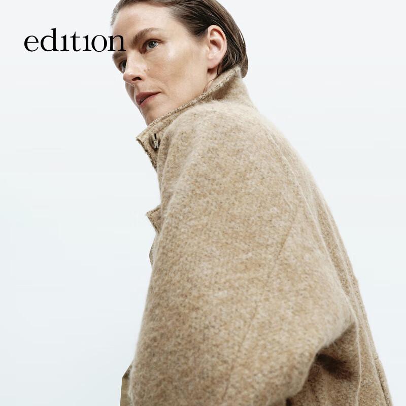 Edition Cloud Wool Mohair Tweed Trench Coat