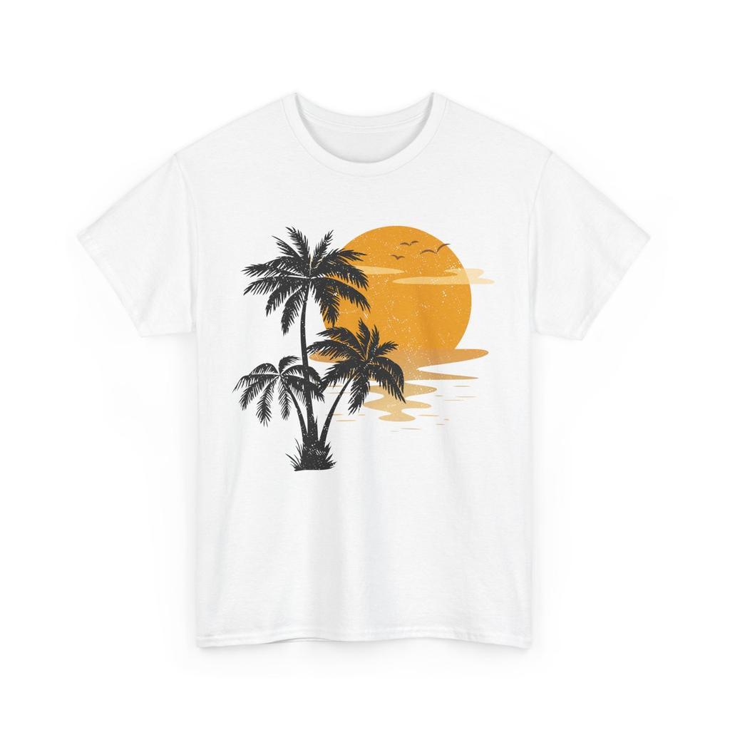 Beach Palm Trees Shirt, Beach Lovers Summer Vacation Women Men Shirt