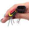 3P Way Waterproof Electrical Auto Connector Male Female Plug with Wire Cable Harness for Car Motorcycle 1.5 Series HID