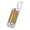 Portable Ashtray Stainless Steel Fireproof Buckle Design Exquisite Look Mini Ashtray Keychain for Car Office Gold