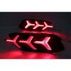 1X Left Car Rear Bumper Tail Brake Light Led Streamer For Honda Civic 2016 2017