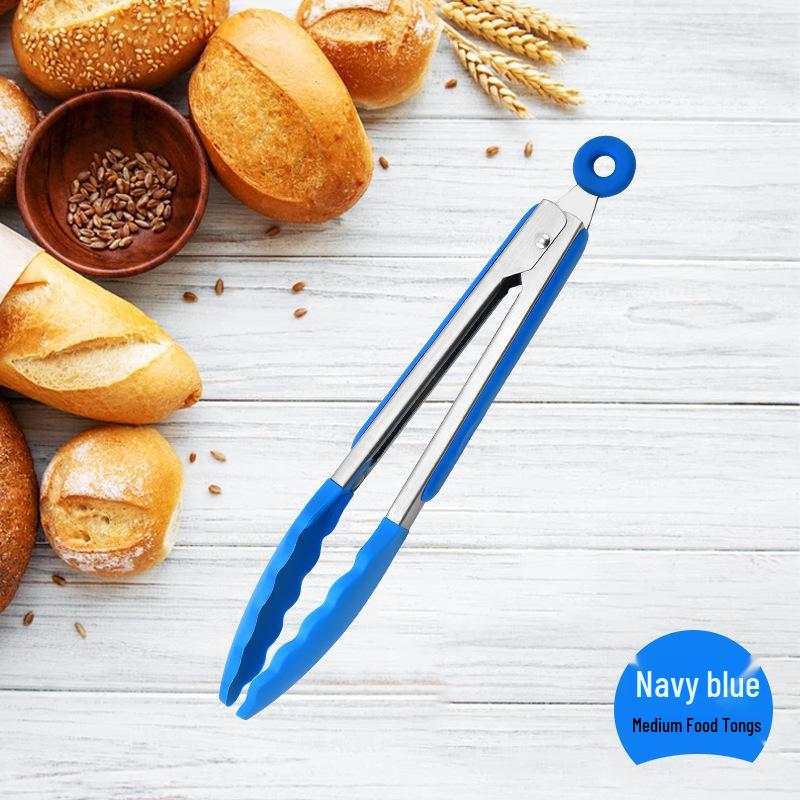 Silikon Edelstahl Steak- & BBQ-Zange - Küchen- & Backwerkzeug