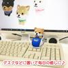 Traveling Mameshiba Keychain Mascot Ball Chain Bag Charm Cute Fluffy Shiba Inu Mameshiba Soothing [LamPlanning] [Series-9] (W7 Shiny)