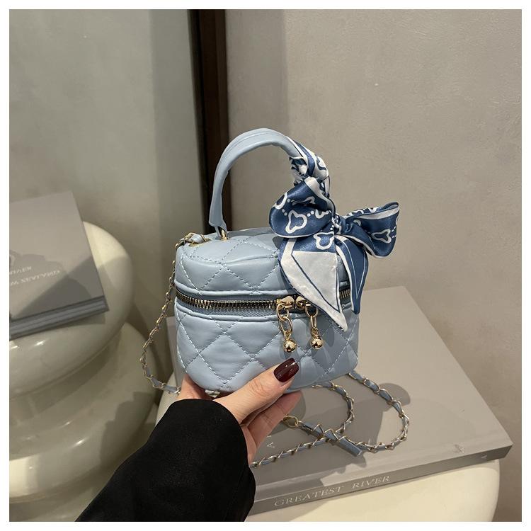 Mini Handbag, Fashionable Shoulder Bag, Diamond-patterned Chain Bag, Crossbody Bag