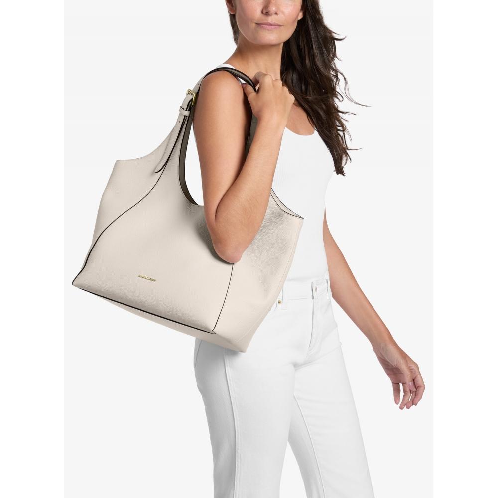 Michael Kors Bernie Large Tote Light Cream 35f6g5yt3l2171