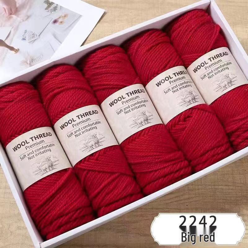 Soft Alpaca Wool Chunky Yarn for Hand Knitting Sweaters, Scarves, and Hats