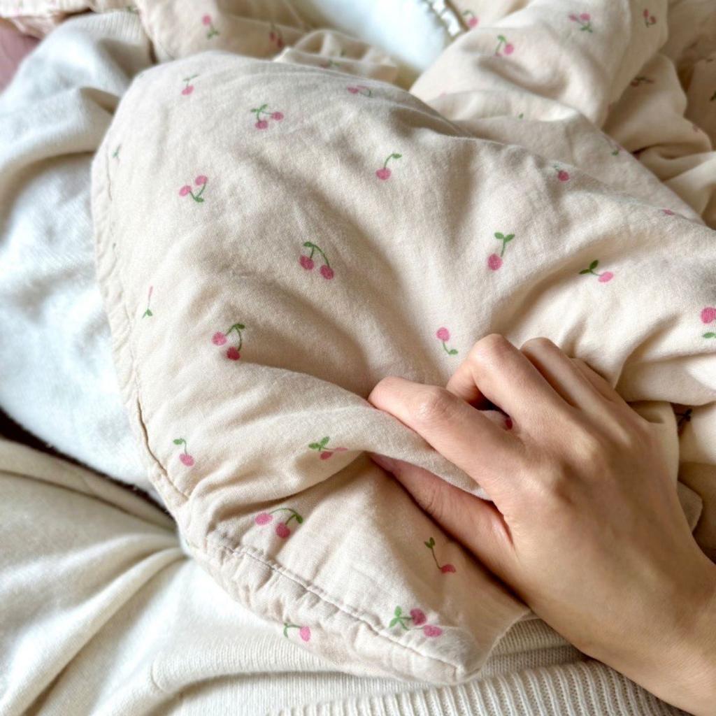 Live Broadcast Explosion Class A Maternal And Infant Grade Cotton Pure Cotton Double-Layer Yarn 4-Pcs Set Student Children'S Dormitory 3Pc Quilt Cover