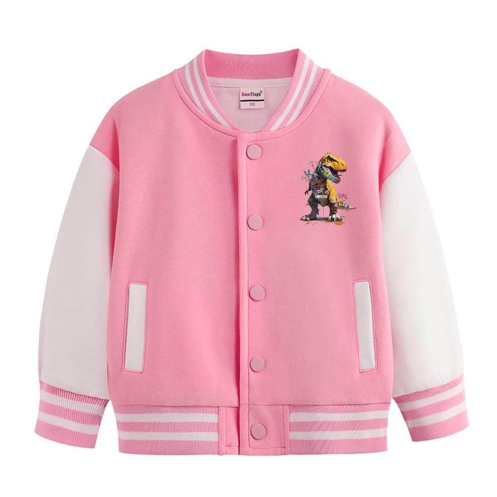 Herbst & Winter Jungen Baseballjacke mit Fleecefutter - Warm, Trendy, Verdickte Oberbekleidung für Kindergarten und Coole Schuluniformen
