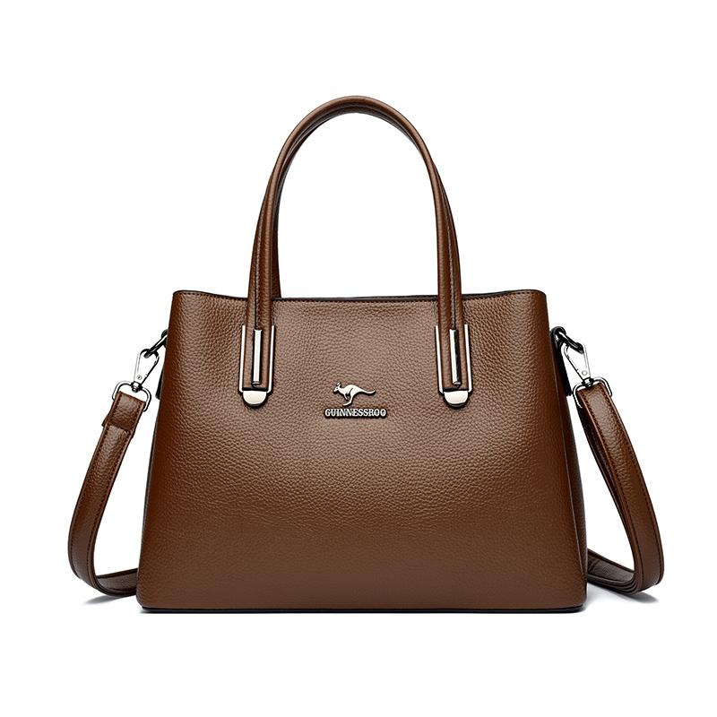 

Мягкая кожаная женская сумка через плечо, повседневная сумка-мешок, высококачественный бренд класса люкс, дизайнер