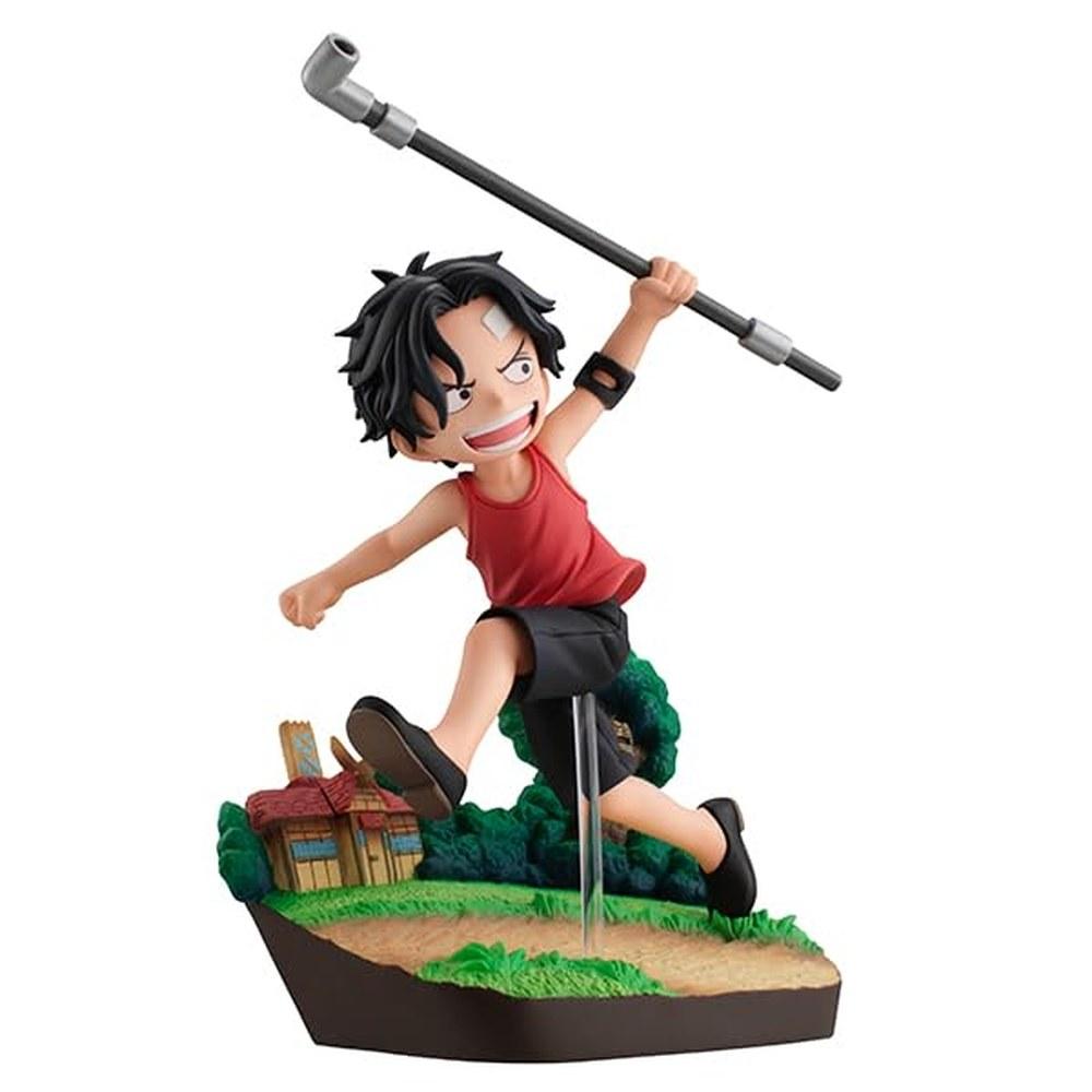 MegaHouse G.E.M. Series One Piece Portgas D. Ace PVC Figure RUN! RUN! RUN! 130mm Painted Complete