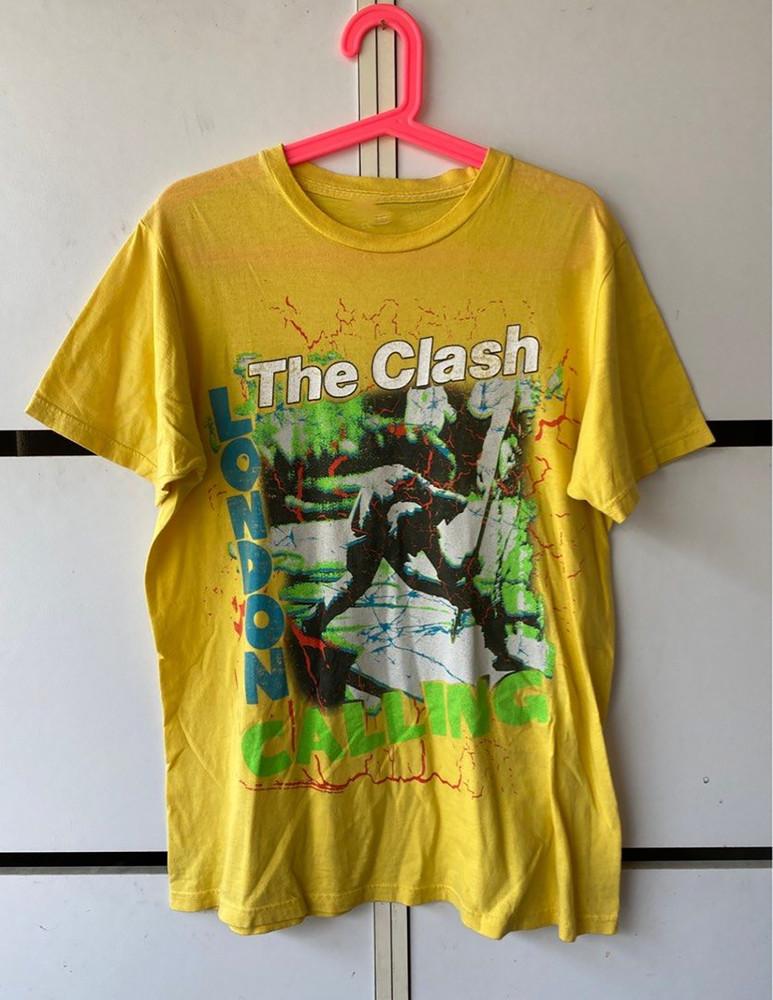 The Clash London Calling Album Gift For Fan S to 5XL Yellow T shirt Unisex T-Shirt S