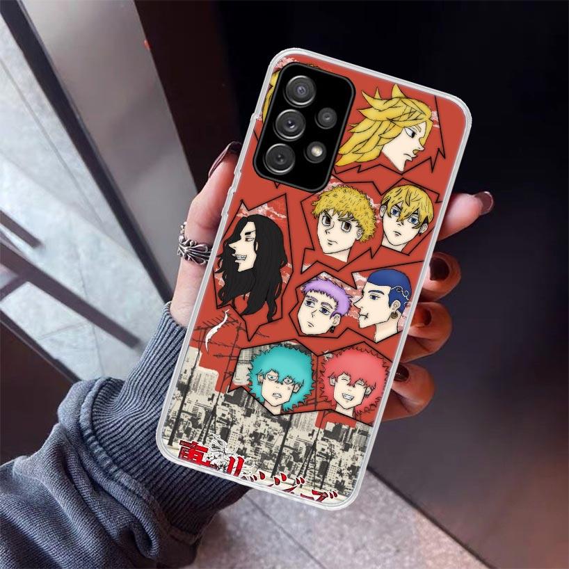Tokyo Avengers Anime Phone Case For Samsung Galaxy A52 A51 A50S A42 A32 A22 A12 A02S A72 A71 A41 A31 A21S A70 A40 A30S A20E A10S