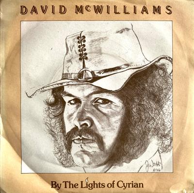 7-inch Plaat DAVID MCWILLIAMS - By The Lights Of Cyrian / Toby EMI2586PROMO EMI 1977 VK Rock Gebruikt