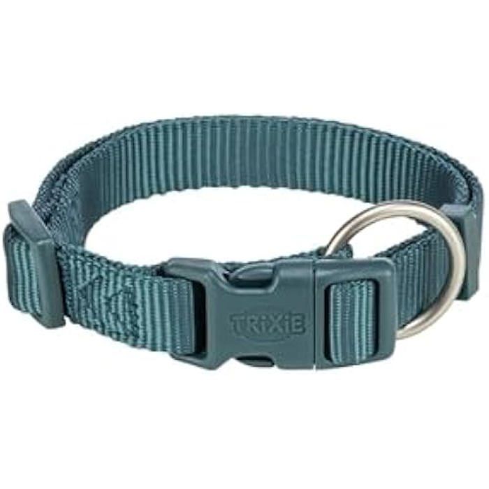 Collier Pour Chien - TRIXIE - Premium - Bleu Pétrole - Confortable - Durable