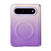 Hinge Dual Magnetic Gradient Leather Texture Phone Case