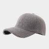Herbst und Winter neue einfache einfarbige lässige Mütze personalisierte gestrickte Baseballkappe Paar vielseitig warmer Sonnenhut
