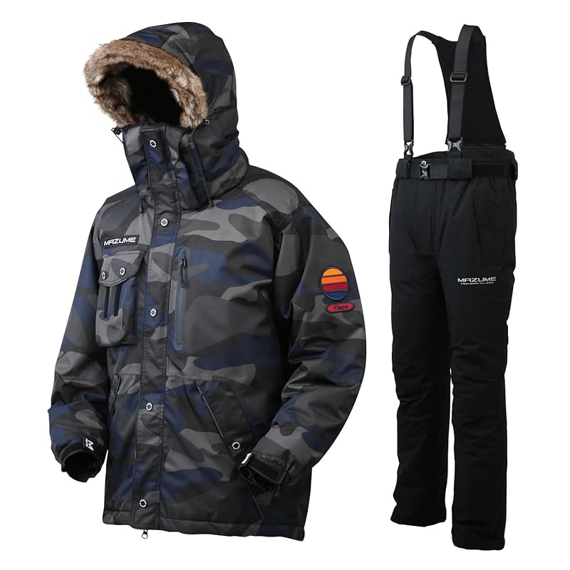 

[Mazume] cold weather jacket CORE ALL WEATHER SUIT black camo L