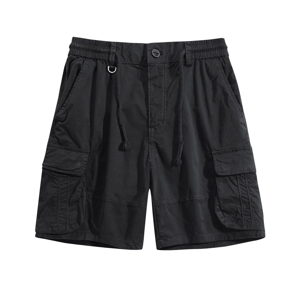 Pantaloncini Cargo da Uomo Casual Colorati da Esterno con Tasche Lavoro Spiaggia