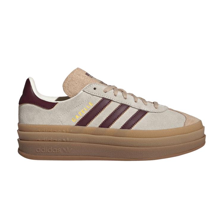 Adidas Gazelle Cream White Maroon Women Sneakers Magic-Beige JQ5127
