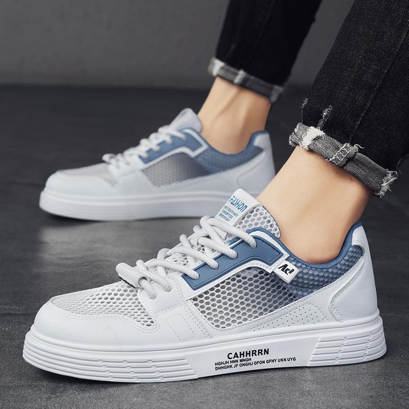 

Men S Shoes Breathable Large Hole Mesh Hollow Thin Board Shoes Men S Sports And Leisure Mesh Trendy Shoes 44