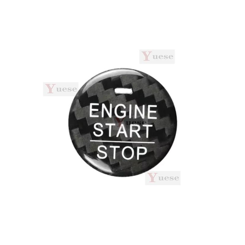 

Car Engine Start Stop Button Cover Real Carbon Fiber Sticker For Honda CRV 2012-2016 чорний