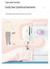 Compact Lockstitch Electric Sewing Machine with Foot Pedal - Multifunctional for Thick Fabrics
