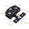 Shower Glass Door Hinges Display Cabinet Cupboard Clamp Hinge Zinc Alloy Bathroom Door Hinge For 6-8mm Glass Furniture Hardware