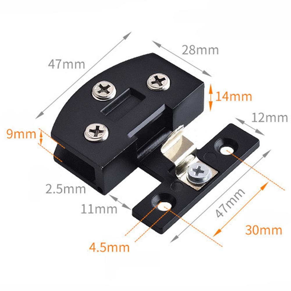 Shower Glass Door Hinges Display Cabinet Cupboard Clamp Hinge Zinc Alloy Bathroom Door Hinge For 6-8mm Glass Furniture Hardware