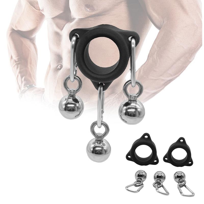 Sex Toys Silicone Penis Ring Hanging Ball Flexible Penis Extender Delay Ejaculation Training Cock Ring Sleeve Adult Product Male Sex Toys