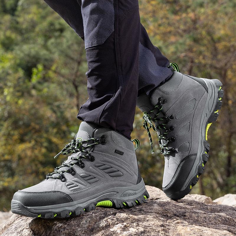 Men's Hiking Shoes Women Outdoor Breathable Comfortable Combat Boots Shoes Anti-slip Wear-resistant Casual Sports