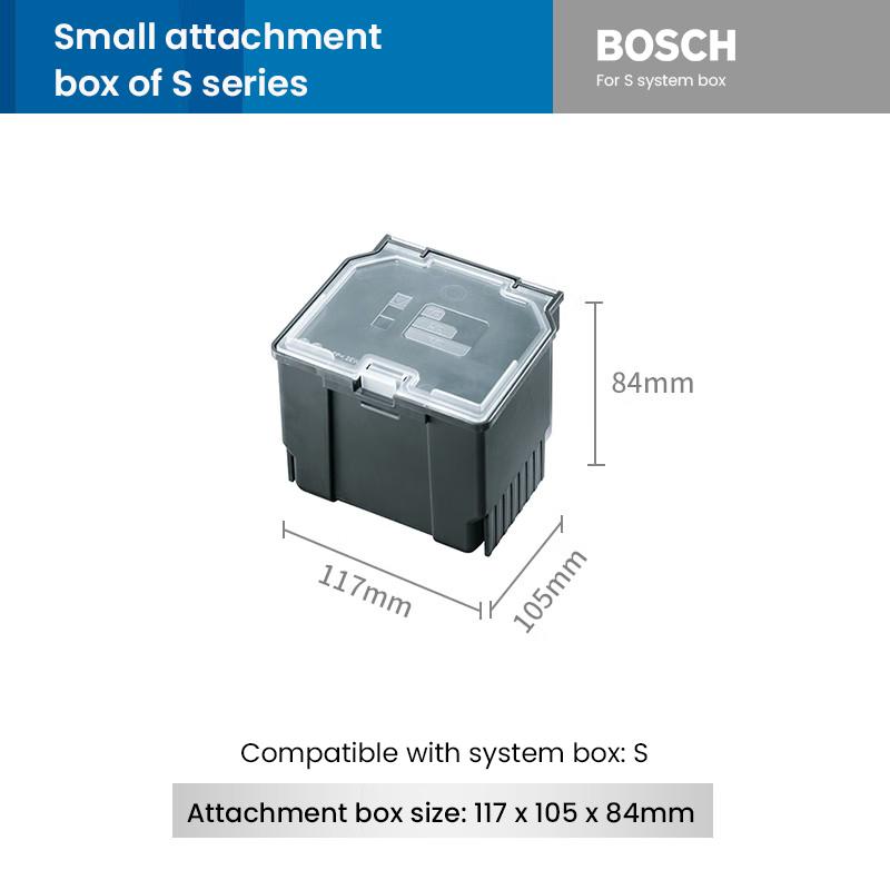 

Bosch System Box Stackable Tool Box Set The cover box is compatible with both S and M models