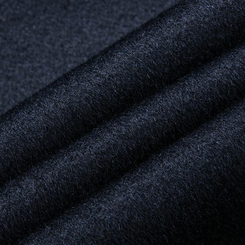 FAPAI Men's Cashmere & Wool Blend Lapel Overcoat