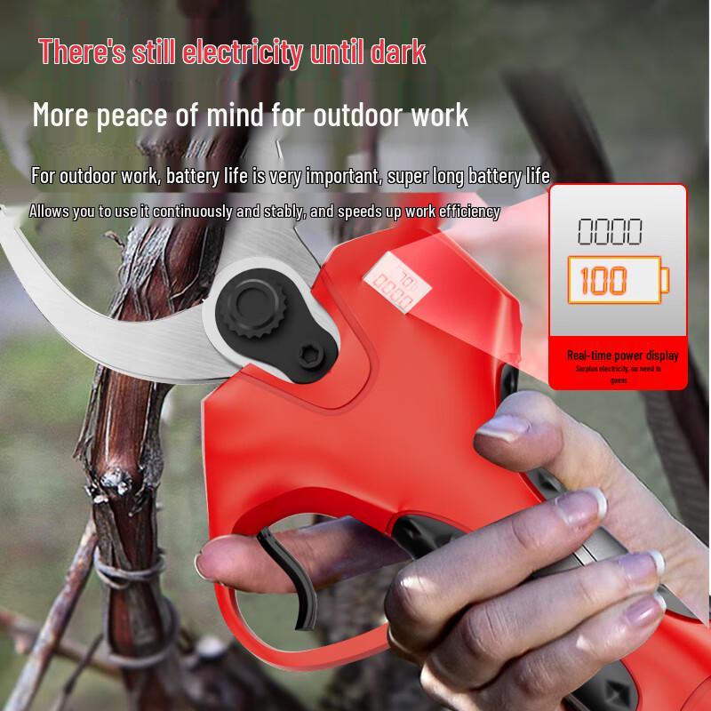 Mileide Cordless Electric Pruning Shears CN Plug (adapter Included)