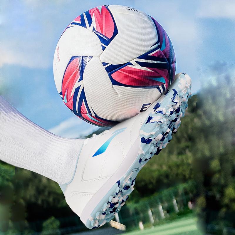 Li-Ning Sapatos de Futebol de Cano Baixo Respiráveis Resistentes ao Desgaste Antiderrapantes Absorventes de Choque Calçado Infantil YSTU057-2