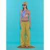 Saendeusaundeu Wide Banding Cotton Pants Mustard