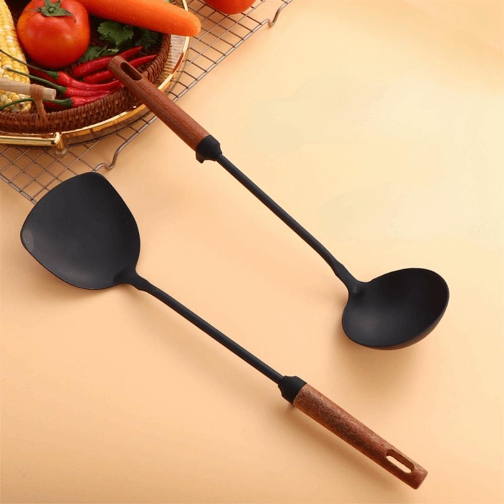 Chinese-style Stir Frying Spatula Heat-resistant Strainer Spoon Frying Scoop Chinese Restaurant